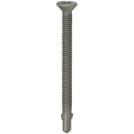 Teks Self-Drilling Screw, #10 x 1-7/16 in, Zinc Plated Steel Truss Head Phillips Drive, 100 PK 21380